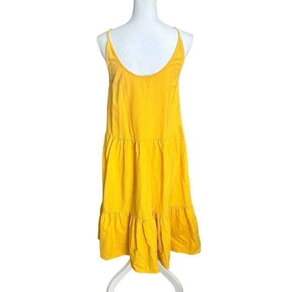 M.i.h. Jeans Yellow Lita Midi Dress - Picture 7 of 9